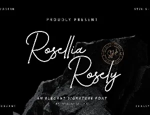 Rosellia Rosely font