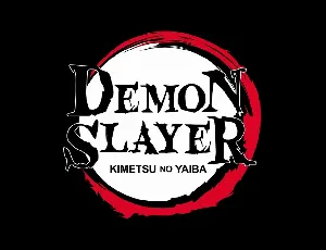 Demon Slayer font