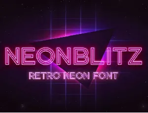 Neonblitz font