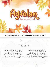 Agfolan font