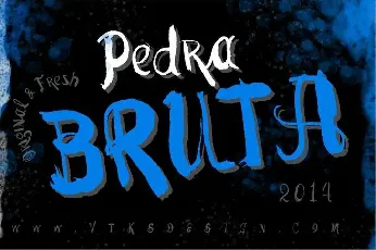 Vtks Pedra Bruta font