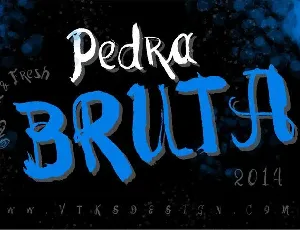 Vtks Pedra Bruta font