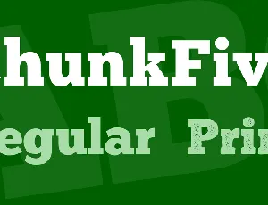 ChunkFive font