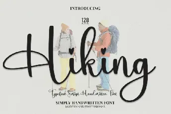 Hiking Script font