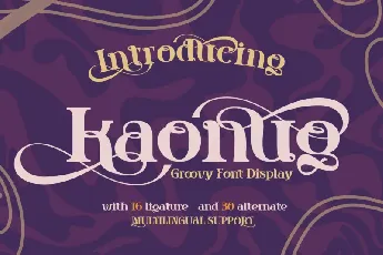 kaonug font