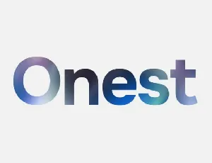 Onest Family font