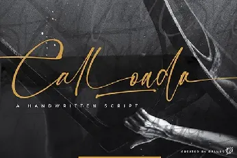 Calloada Script font