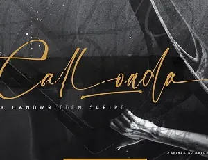 Calloada Script font