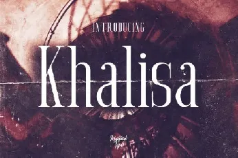 Khalisa Typeface font