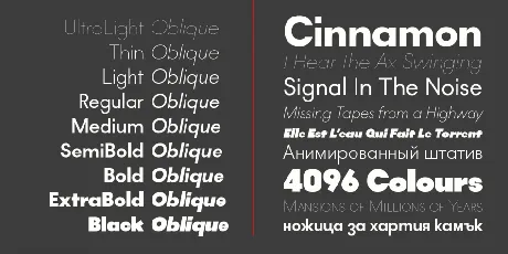 Lightbox 21 Family font