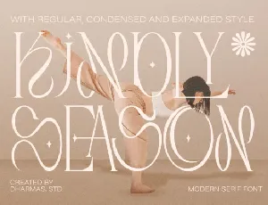 Kindly Season font