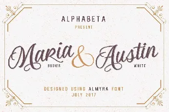 Almyra Script Free font