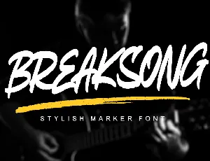 BREAKSONG font