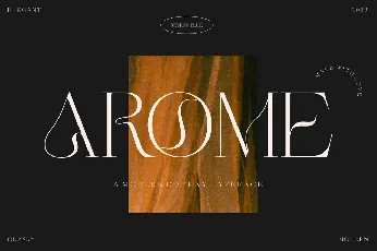 Arome Display font