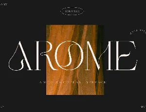 Arome Display font