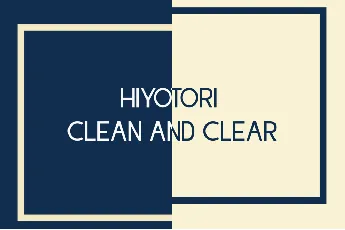 Hiyotori font