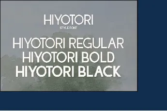 Hiyotori font