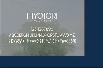 Hiyotori font