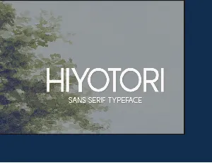 Hiyotori font