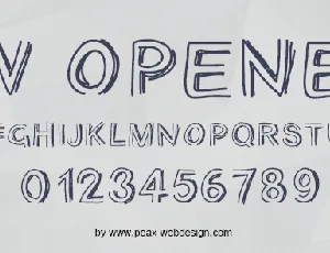 PWOpened font