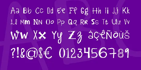 KG Alphabet Regurgitation font