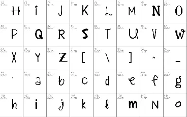 KG Alphabet Regurgitation font