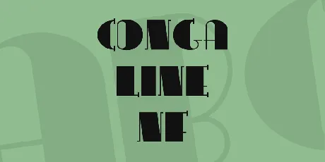 Conga Line NF font