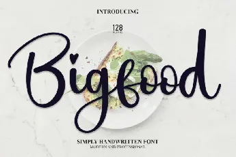 Bigfood Script font