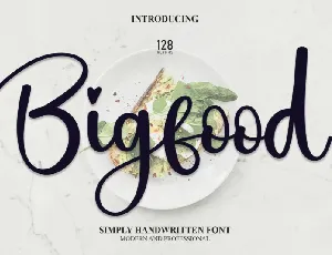 Bigfood Script font