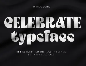 Celebrate font