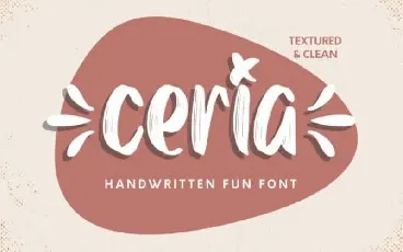 Ceria Script font