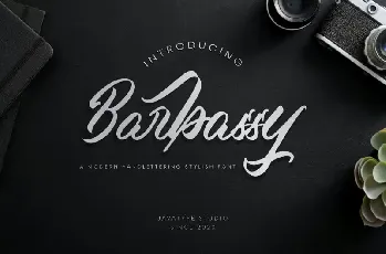 Barbassy Script font