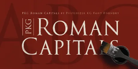 PKG Roman Capitals font