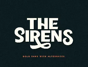 Sirens font