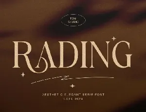 Rading font