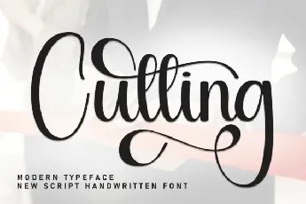 Cutting Script font