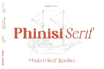 Phinisi Serif Family font