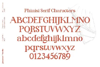 Phinisi Serif Family font