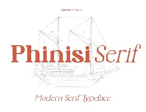 Phinisi Serif Family font