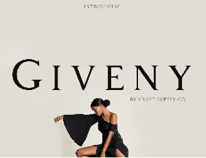 Giveny Serif Family font