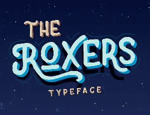 The Roxers Typeface Free font