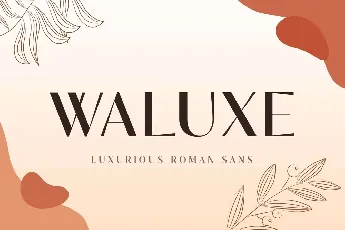 Waluxe font