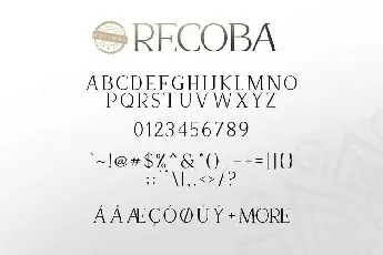 Recoba Family Free font