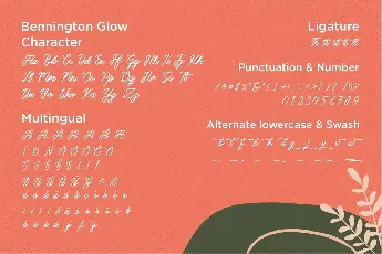 Bennington Glow Demo Version font