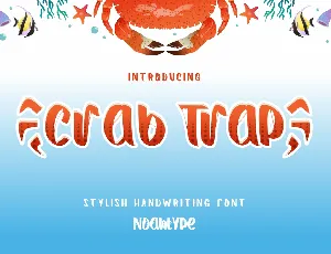 Crab Trap Demo font