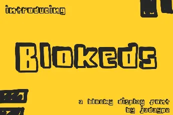 Blokeds font