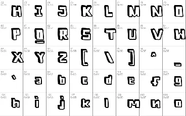 Blokeds font