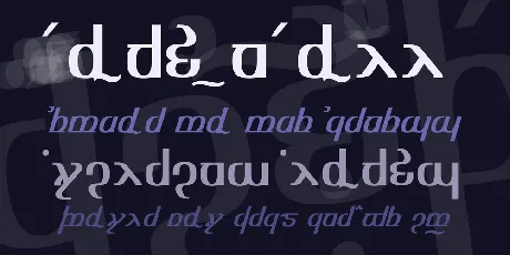 Tengwar Optime font