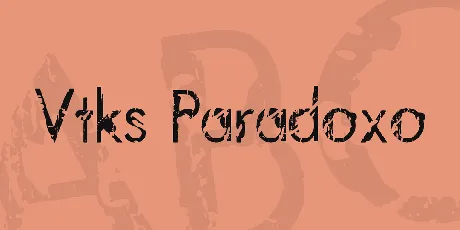 Vtks Paradoxo font