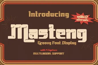 Masteng font